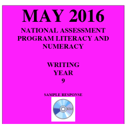 Year 9 May 2016 Writing - Response